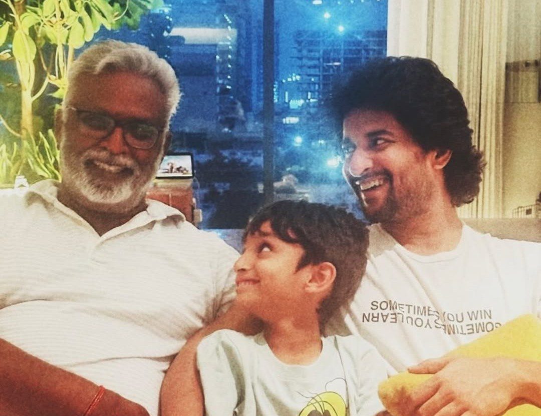 Nani with his Father and Son