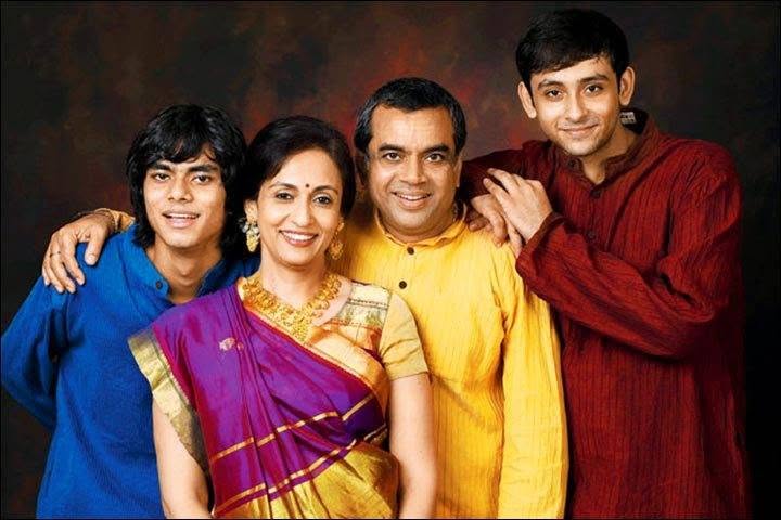 Paresh Rawal Family