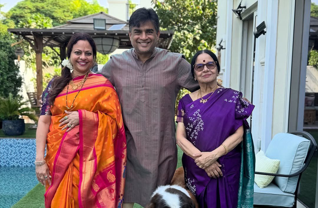 R. Madhavan Mother and Wife
