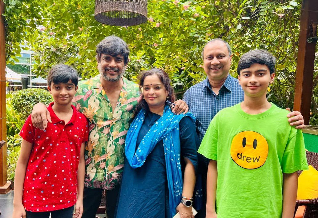 R. Madhavan Sister and her Family