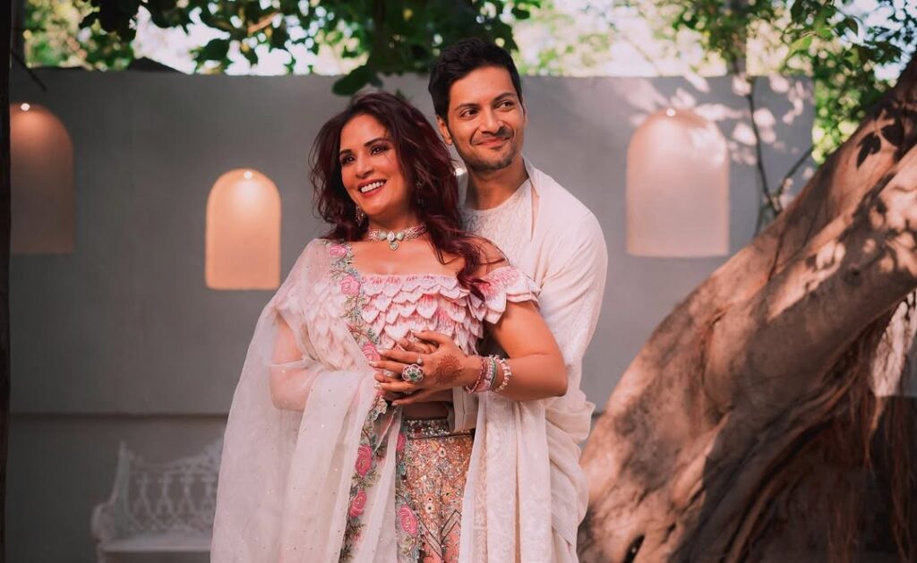 Richa Chadha with Husband