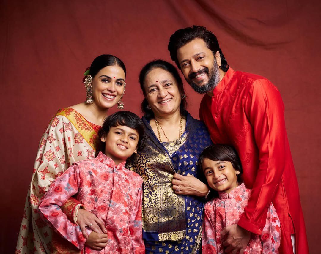 Riteish Deshmukh Family