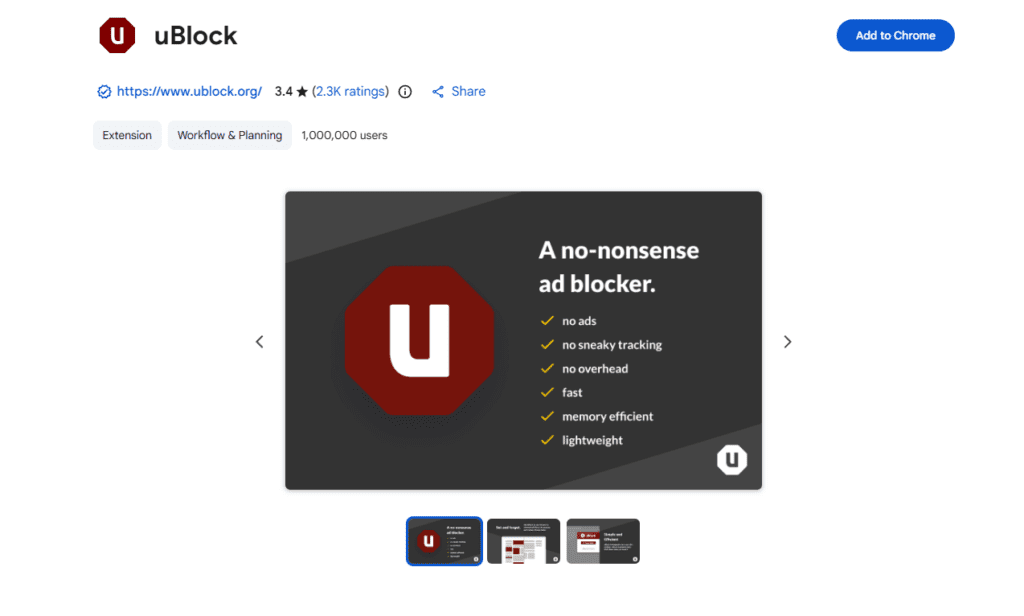 uBlock Origin