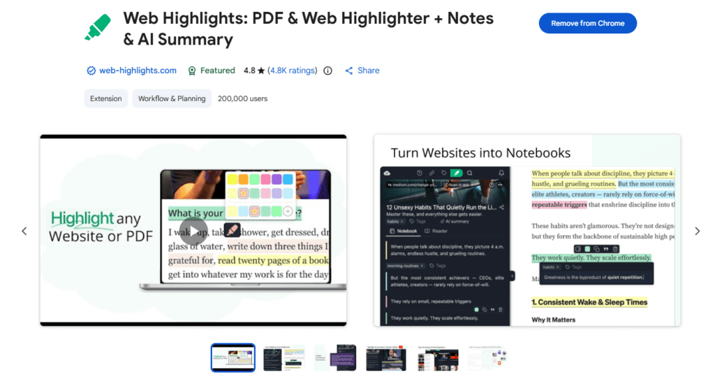 Web Highlights