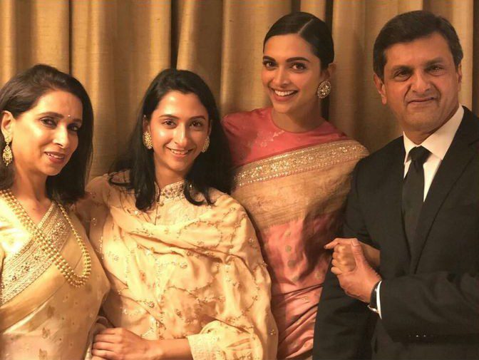 Deepika Padukone with her Family