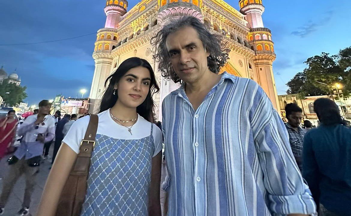 Imtiaz Ali with Daughter
