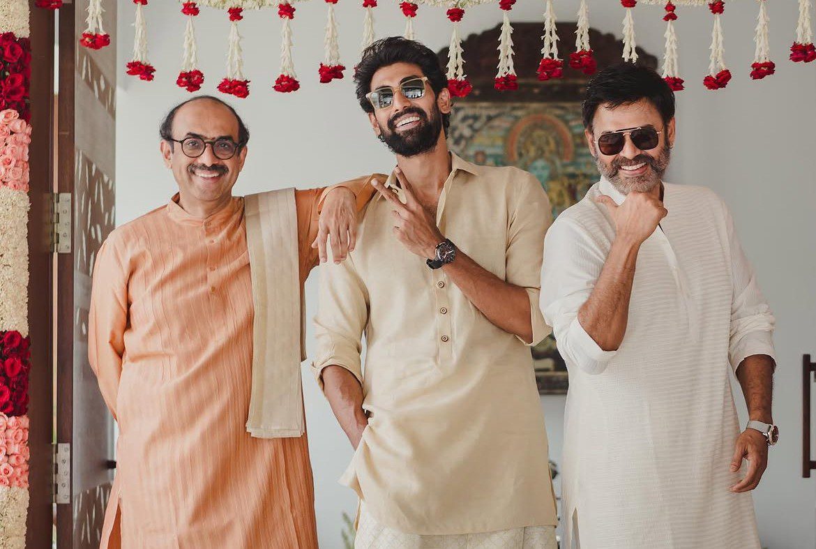 Rana Daggubati with Father and Uncle