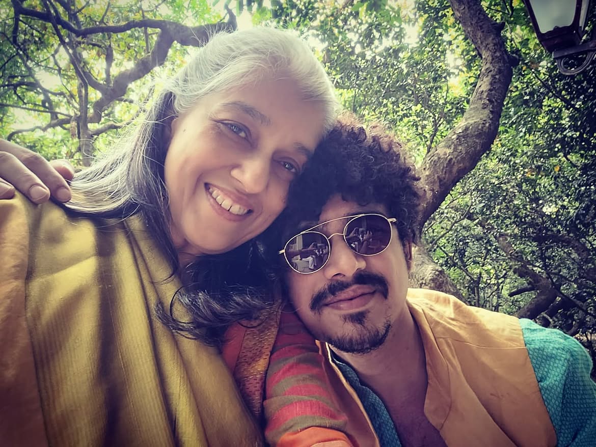 Ratna Pathak Shah with Imaad Shah