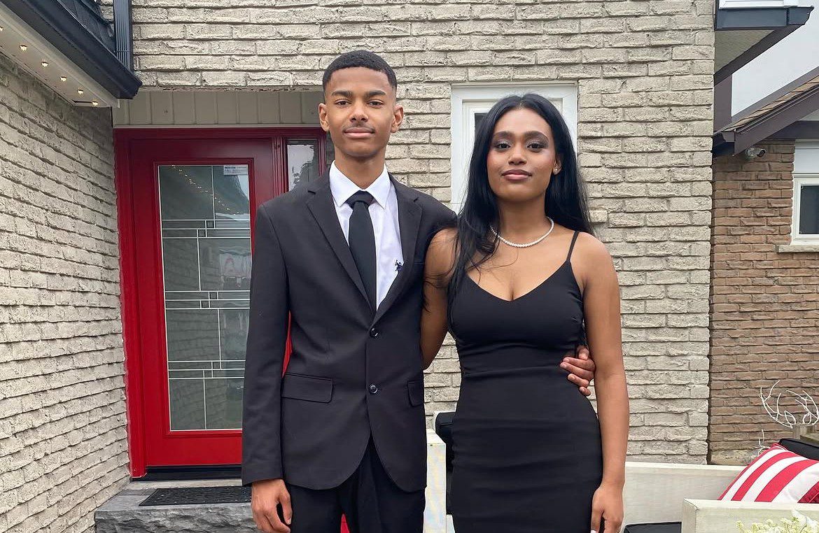 Traci Melchor Son with his girlfriend 