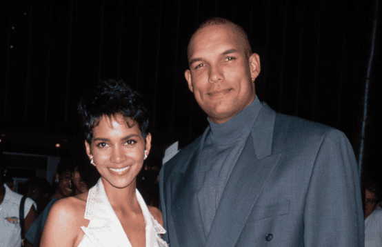 David Justice with Halle Berry