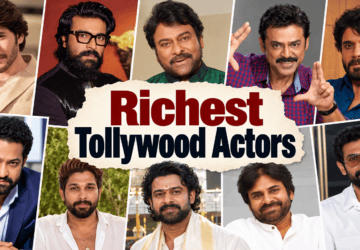 Richest Tollywood Actors Collage