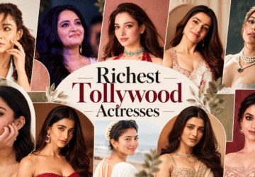Richest Tollywood Actresses Collage