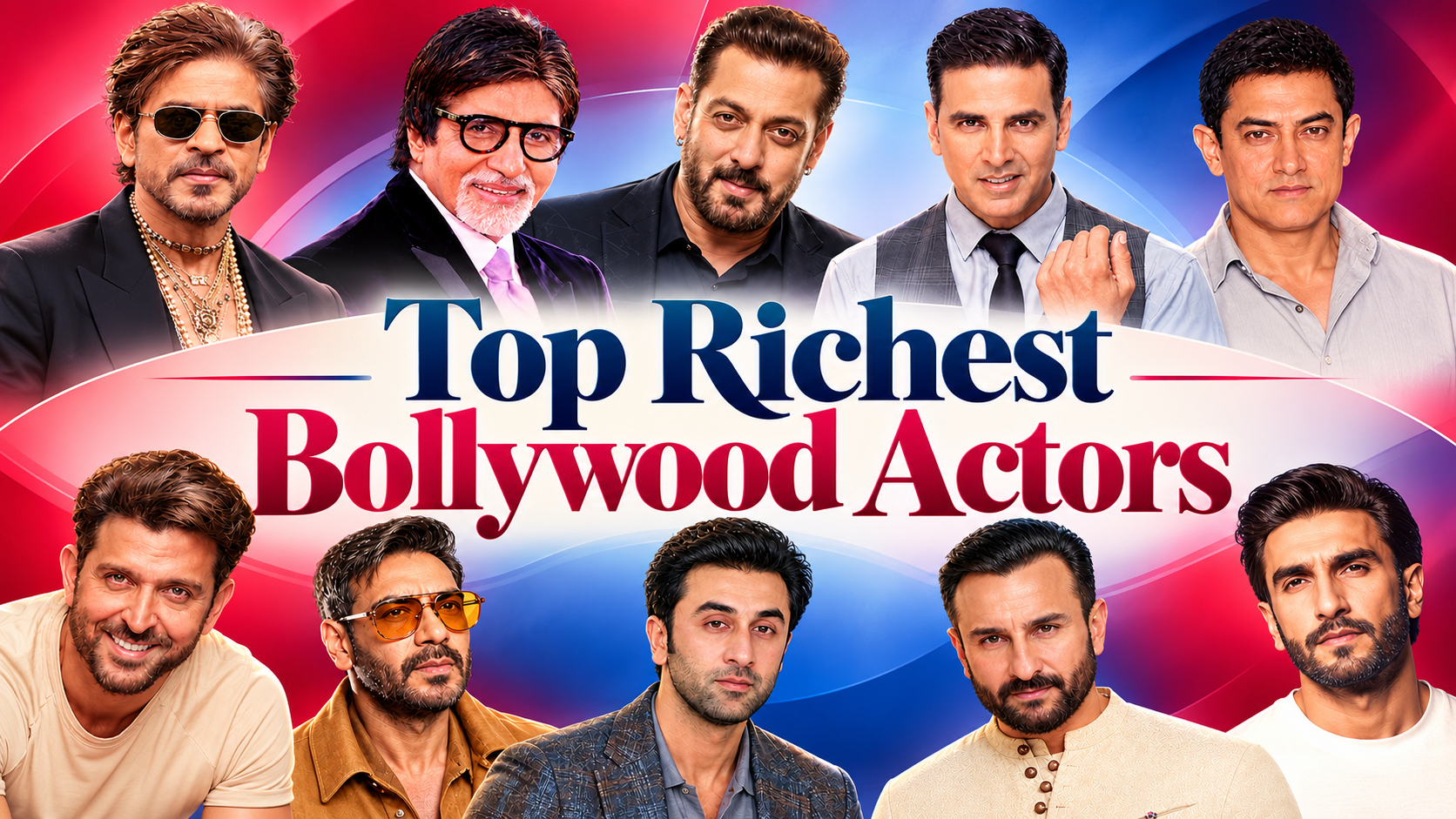 Top 10 Richest Bollywood Actors